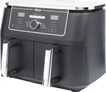Fritezë pa vaj Ninja AF400EU Foodi Max Dual Zone, 9.5L, panel dixhital, e zezë