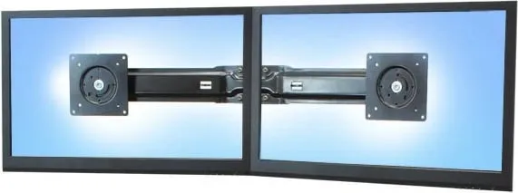 Mbajtëse për dy monitorë VESA Ergotron, 35-62cm, e zezë - 1