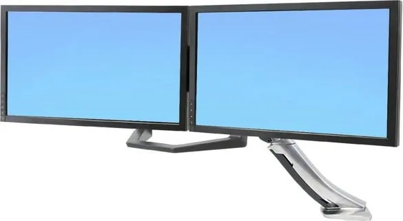 Mbajtëse për dy monitorë VESA Ergotron, 35-62cm, e zezë - 4