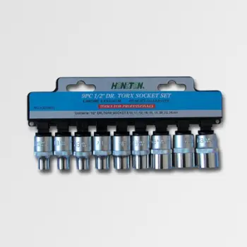 Set priza Honiton Torx, 1/2" ,E10-E24, 9 copë