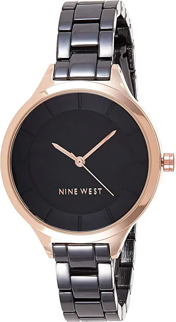 Orë dore për femra Nine West NW/2225BKRT, e zezë - 1