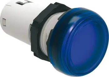 Llambë sinjalizuese Lovato Electric, LED, 24V, AC/DC, e kaltër