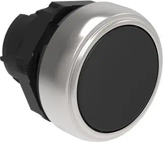 Buton shtytës Lovato Electric, 22 mm, i zi