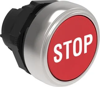 Buton STOP me kthim sustë Lovato Electric, i kuq - 1