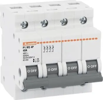 Ndërprerës izolues Lovato Electric P1MS4P100, 4P, 100A AC22A
