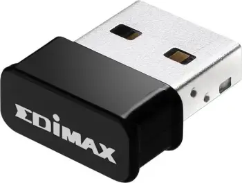 Përshtatës Wi-Fi Edimax EW-7822ULC, USB-A, AC1200, i zi