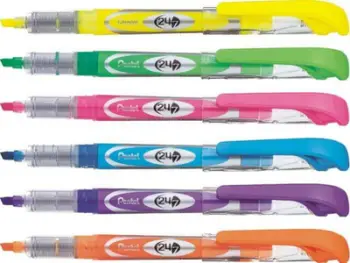 Set markera theksues Pentel SL12, 12 copë