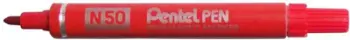 Shënues Pentel N50B, i përhershëm, i kuq