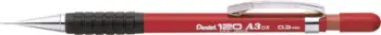 Laps teknik Pentel A313, 0.3mm, i kuq
