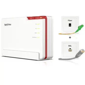 Ruter FRITZ!Box 5690 Pro, Wi-Fi 7, Tri-band, Bardhë