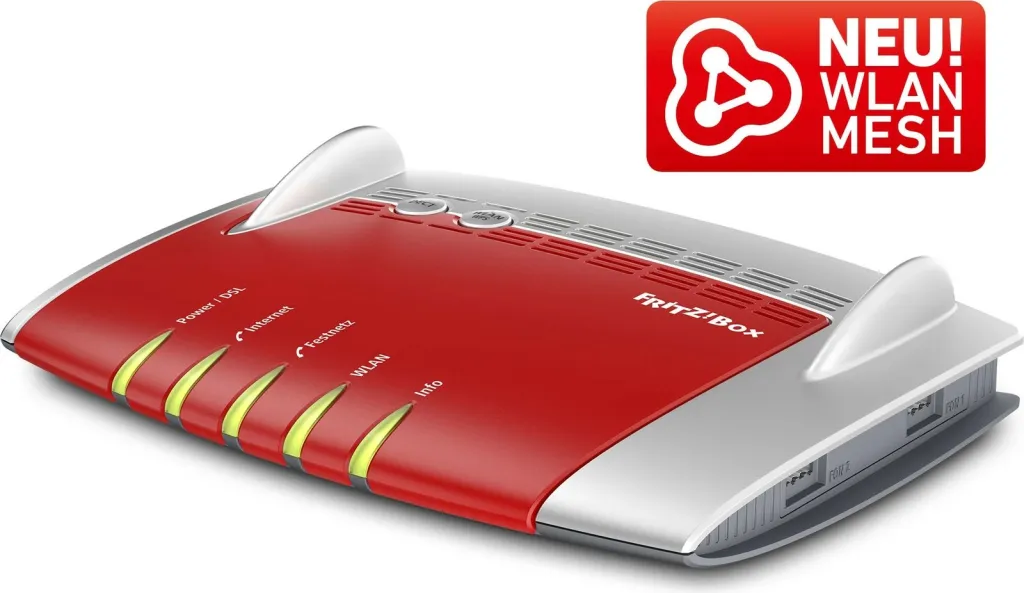Router AVM FRITZ!Box 7490, WLAN, A/VDSL, kuqe - 6
