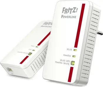 Powerline AVM FRITZ!Powerline 1240E WLAN Set, 1200 Mbit/s, Wi-Fi 4, i bardhë