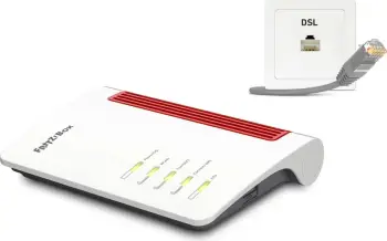 Router, AVM FRITZ!Box 7530 AX 20002930, Wi‑Fi, DSL, e kuqe mbi të bardhë