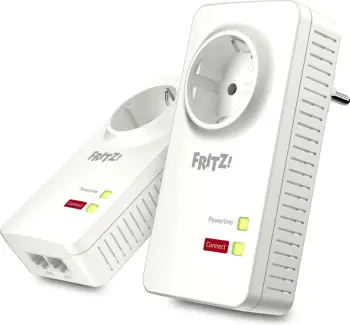 Adapter powerline AVM FRITZ 1220E Set, 1200 Mbit/s, 2x LAN, i bardhë