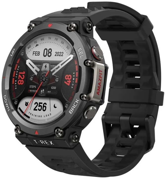 Orë Amazfit T-Rex 2 Ember, e zezë - 1