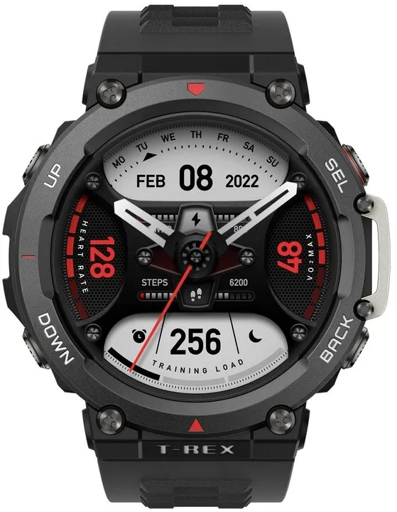 Orë Amazfit T-Rex 2 Ember, e zezë - 2