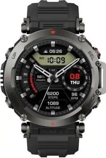 Orë smart Amazfit T-Rex, e zezë