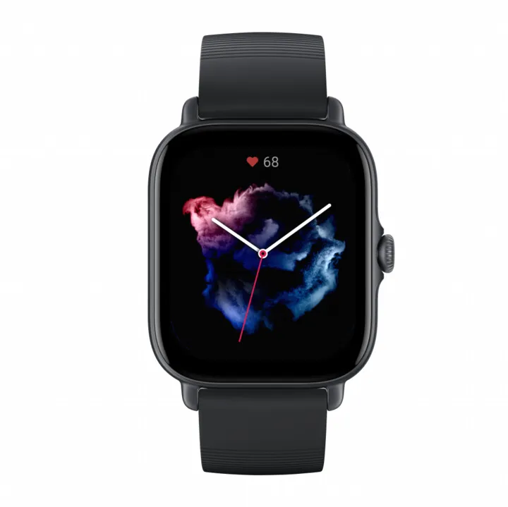 Orë smart Amazfit GTS 3, 1.75 ", e zezë - 1