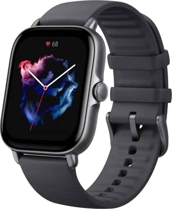 Orë smart Amazfit GTS 3, 1.75 ", e zezë - 2