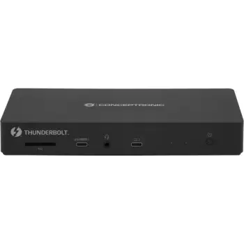 Docking station Conceptronic DONN30B, 13 në 1, USB C, HDMI 8K, i zi