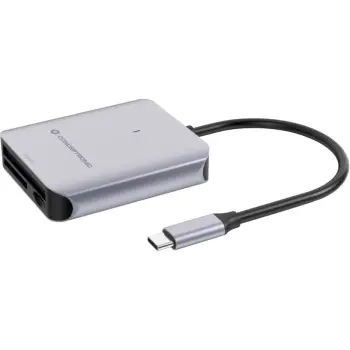 Aksesorë për telefon Conceptronic USB-C 3.2 Card Reader SD/TF 4.0/CFast 2.0 – Zezë