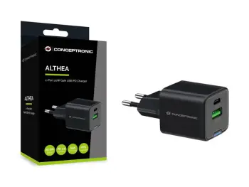 Karikues Conceptronic 2Port GaN USB-C/USB-A 20W PD3.0/QC3.0 i zi