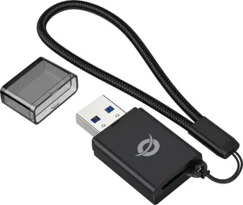 Adapter për Kartë memorie Conceptronic Card Reader USB-A 3.2 to TF / MicroSD 3.0 – Zezë