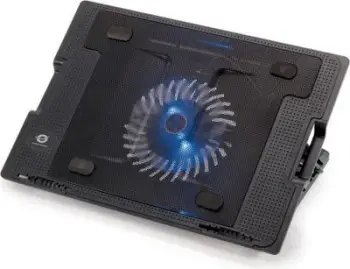 Mbështetëse ftohëse Conceptronic 43,2 cm (17 ") (CNBCOOLSTAND1F), e zezë