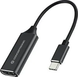 Adapter USB Conceptronic ABBY03B, USB C në HDMI, 4K, i zi - 1
