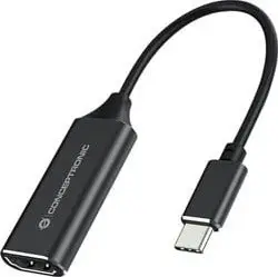 Adapter USB Conceptronic ABBY03B, USB C në HDMI, 4K, i zi