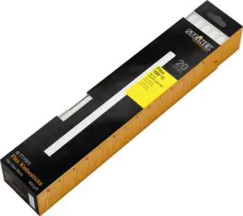 Ngjitëse Steinel Flex 052423, 11 mm x 300 mm, transparente, 20 copë, 0.6 kg
