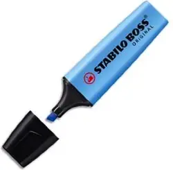 Marker Stabilo Boss (54K001C), e kaltër