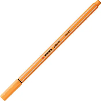 Stilolaps fineliner Stabilo Point 88 88/85, majë e hollë, ngjyrë papaja
