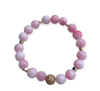 Byzylyk Dar Golden Rose Quartz, rozë