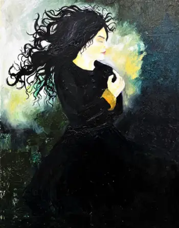 Pikturë Dar 'Venecia' C1, akril dhe vaj në pëlhurë, 110 x 90 cm