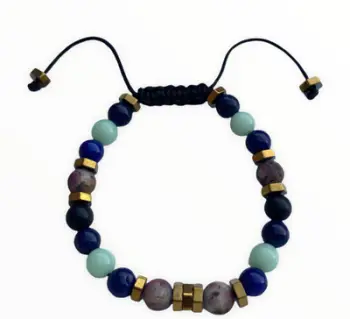 Byzylyk Dar Gold Platted Hematite, shumëngjyrësh
