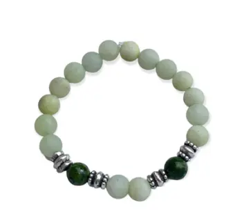 Byzylyk Dar Chrysoprase Jade, dyngjyrëshe, 1 copë