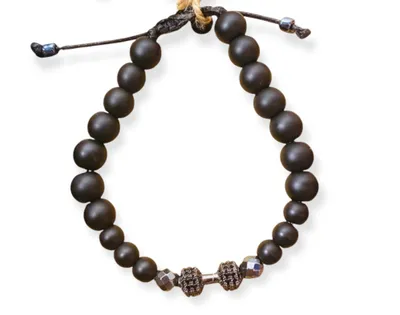 Byzylyk - Hematite Dumbbell - 4