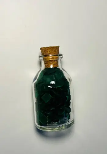 Gurë natyral Dar Aventurine Kub, 6 cm, gjelbër
