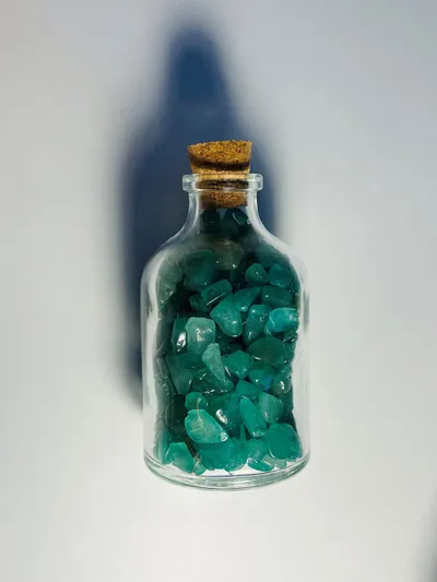 Gurë natyral Dar Aventurine, 6 cm, të gjelbër - 2