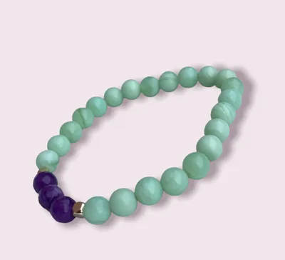 Byzylyk Dar Simple Chrysoprase, dyngjyrësh, 1 copë - 1