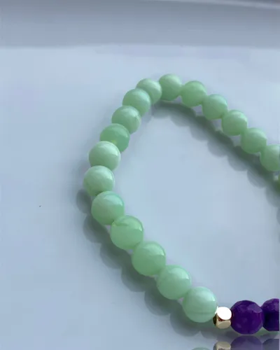 Byzylyk Dar Simple Chrysoprase, dyngjyrësh, 1 copë - 3