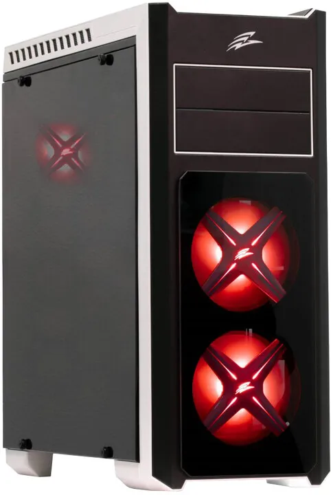 Kasë kompjuteri Evolveo Ray 4 CR, 3x120mm, e zezë - 1