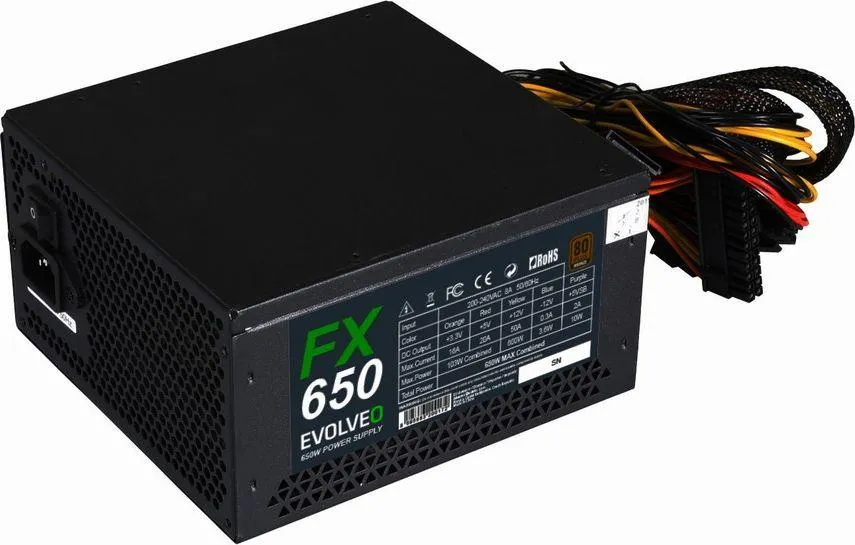 Burim energjie Evolveo FX FX650 ATX, 650W - 2