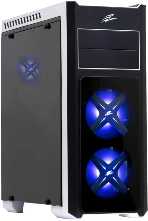 Kasë kompjuteri Evolveo Ray 4 CB, 3x120mm, e zezë - 1