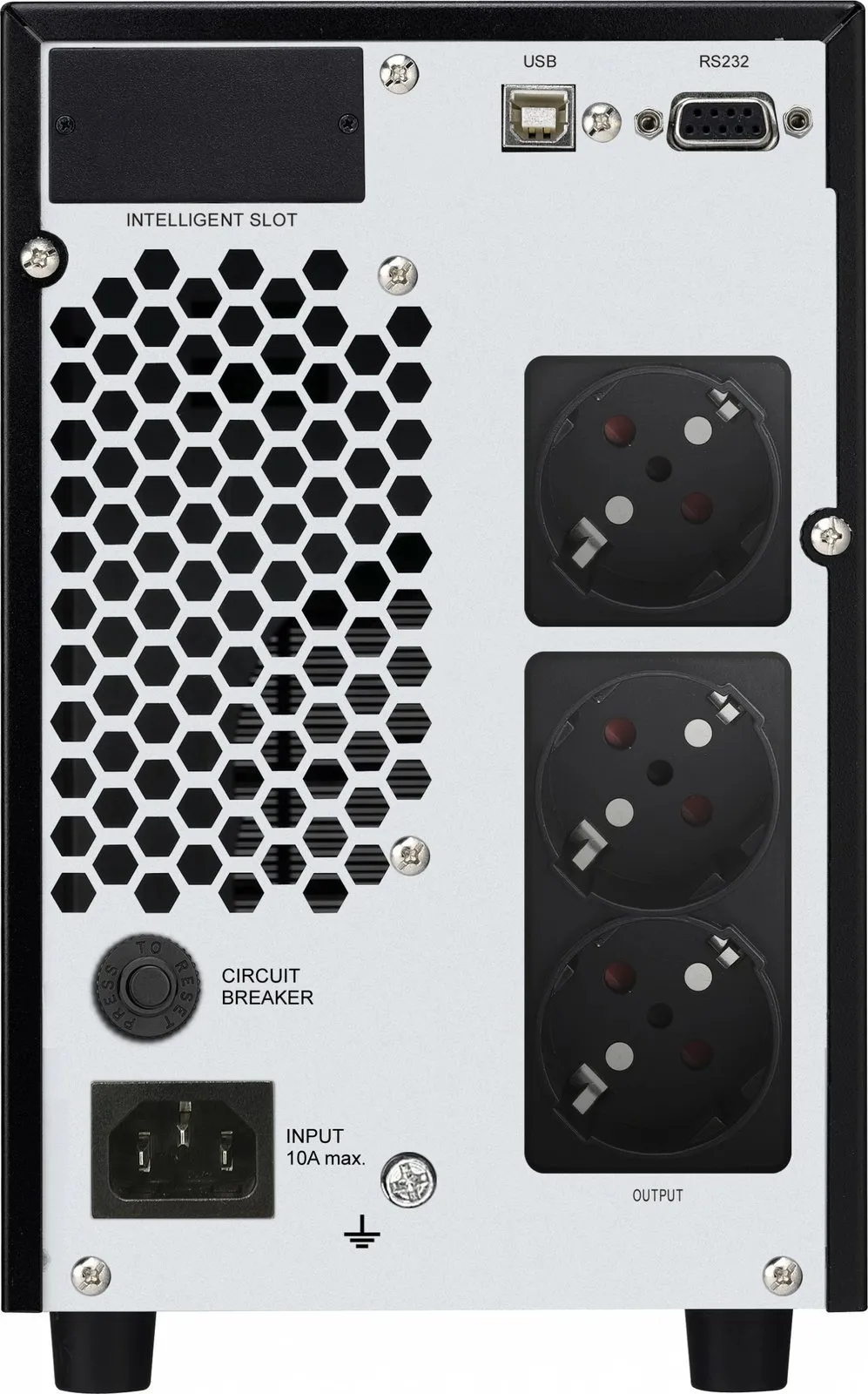 UPS FSP Champ Tower 2K, Double-conversion, 2 kVA, 1800 W, Pure sine, E zezë - 1