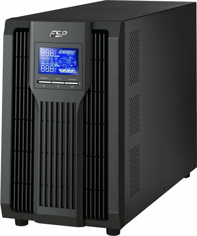 UPS FSP Champ Tower 2K, Double-conversion, 2 kVA, 1800 W, Pure sine, E zezë - 2