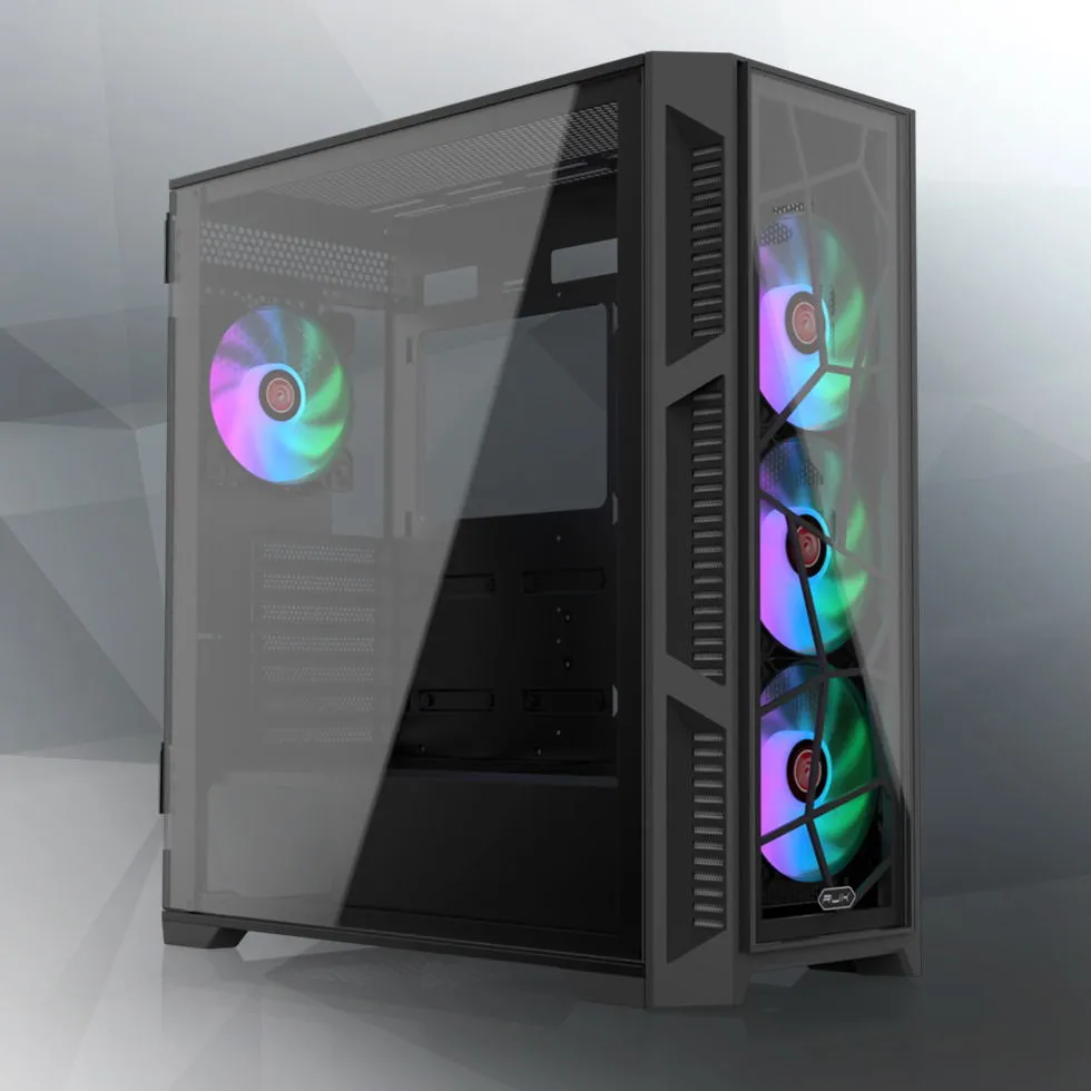 Kasë Raijintek PONOS ULTRA TG4, e zezë - 1