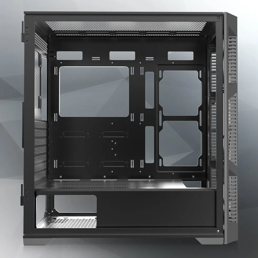 Kasë Raijintek PONOS ULTRA TG4, e zezë - 2