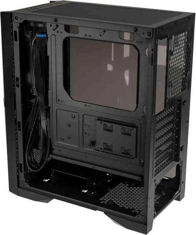 Kasë Raijintek Silenos MS, e zezë, Midi Tower - 2